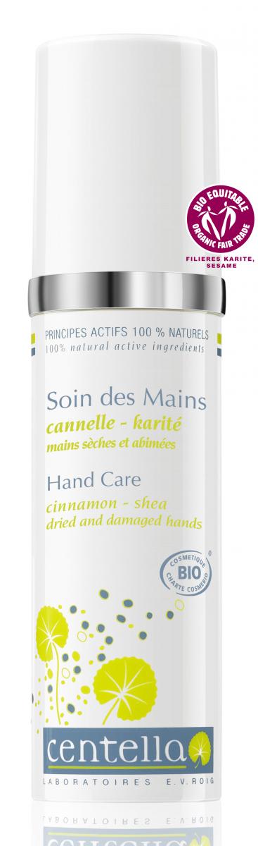 Centella soins des mains bio