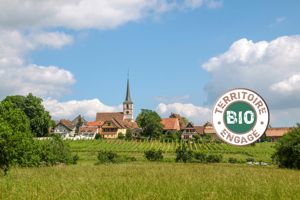 Photo d'un village de campagne française