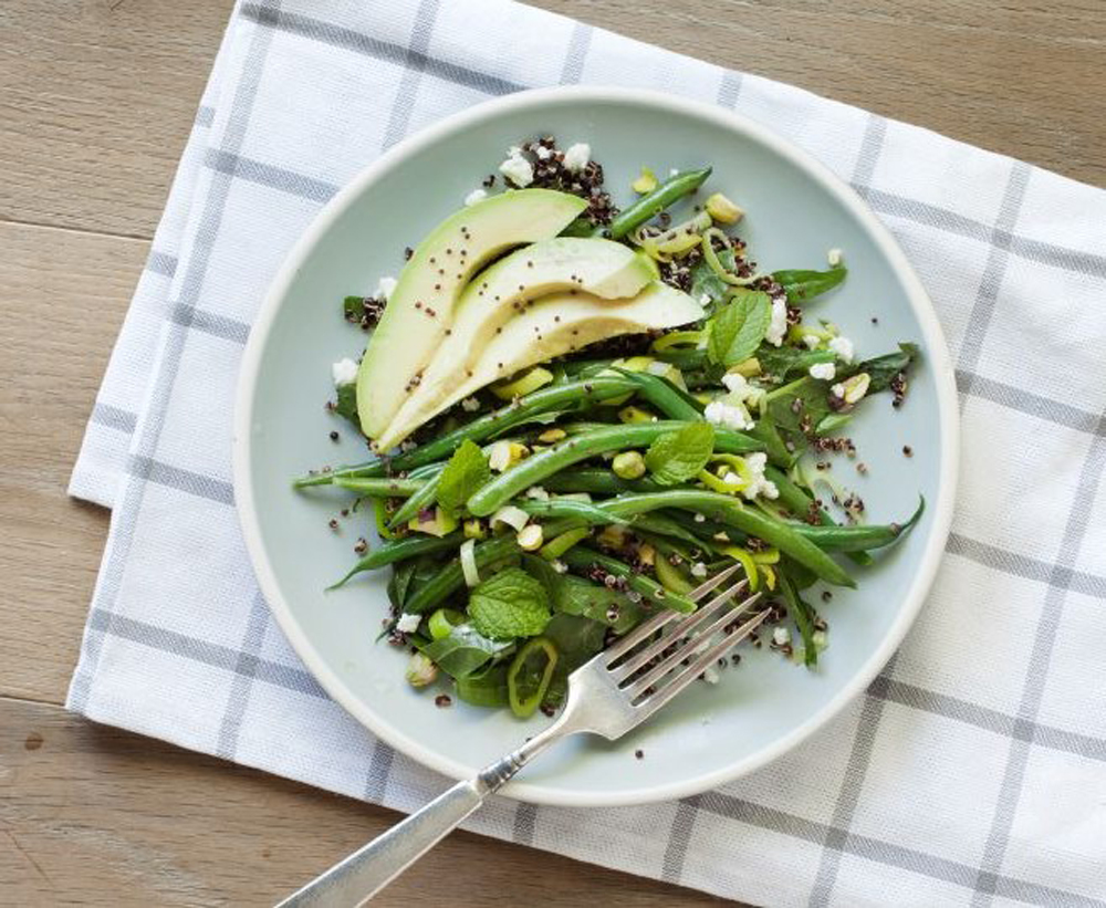 Assiette de légumes détox