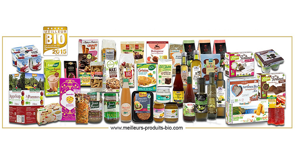 Produits alimentaires lauréats de Meilleurs produits bio