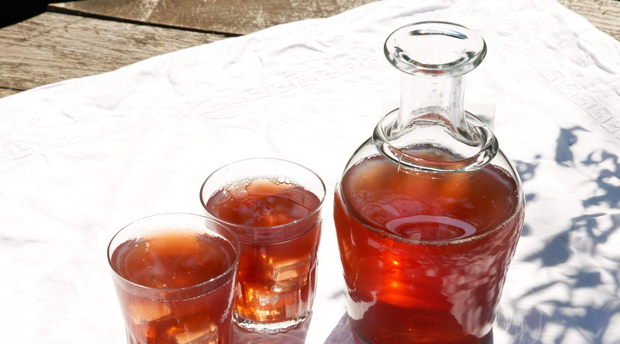 Verre avec infusion Hibiscus