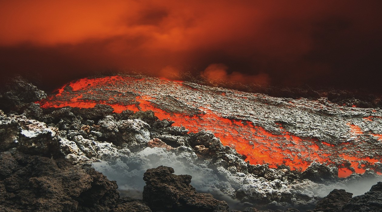 éruption volcan