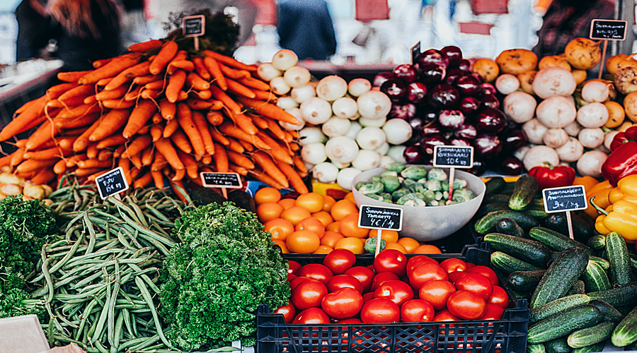 haricots, tomates, carottes