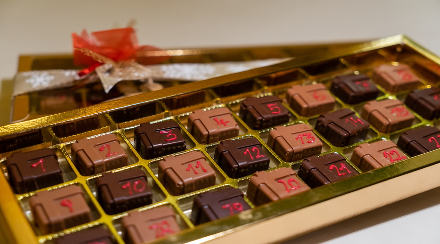 Calendrier de l'Avent au chocolat