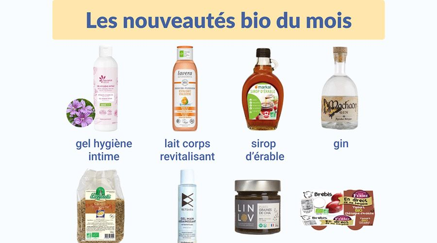 nouveaux produits bio