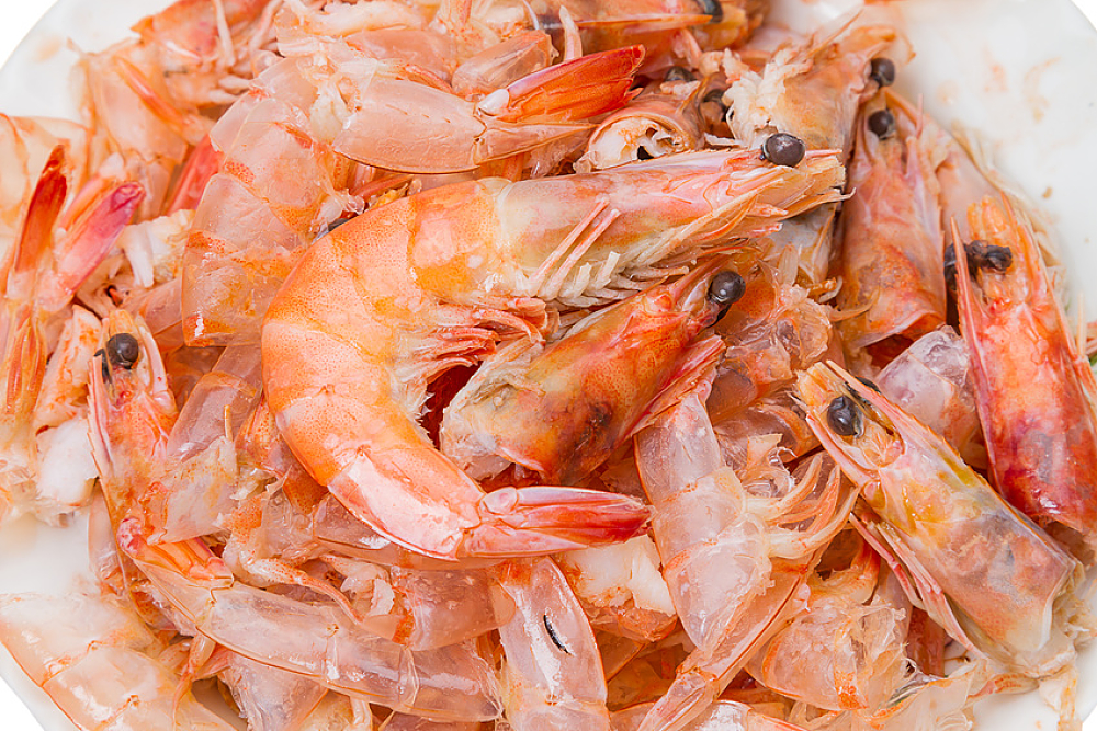 Carcasses de crevettes