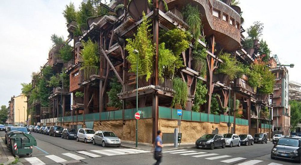 Photo de la cabane urbain située à Turin