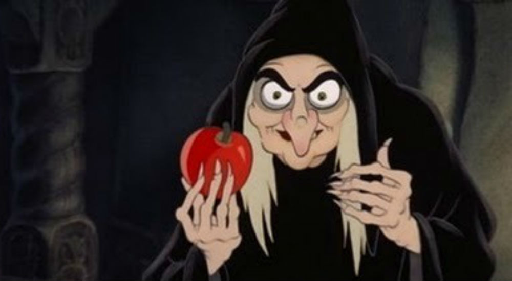 Socière de Blanche Neige et sa pomme empoisonnée