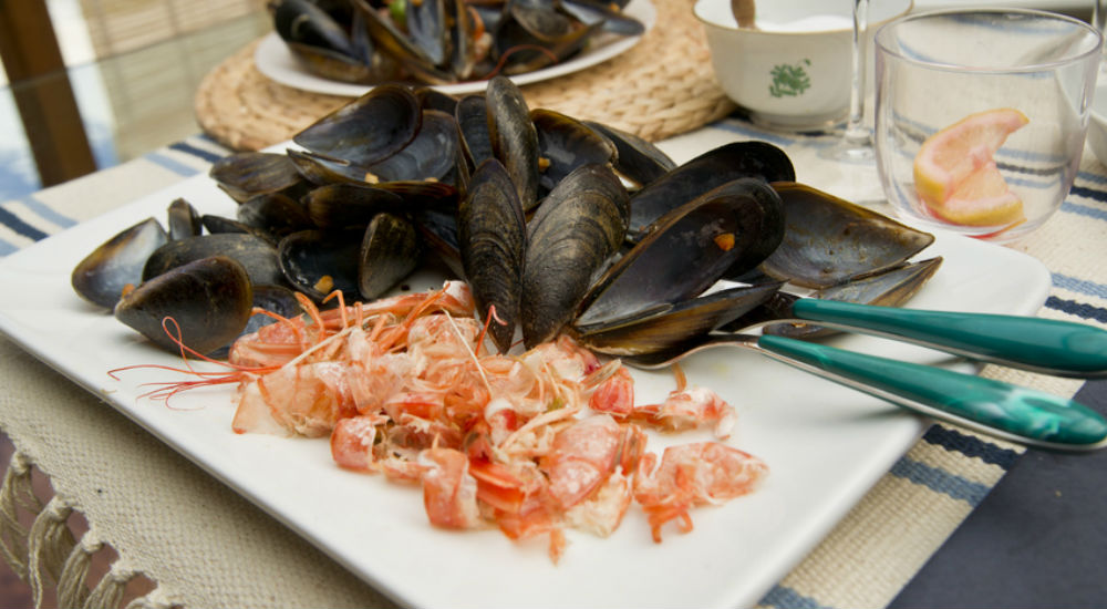 Repas constitué de déchets