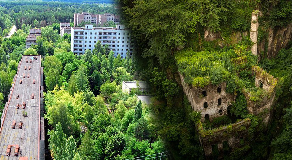 Lieux abandonnés en montagne et en Ukraine