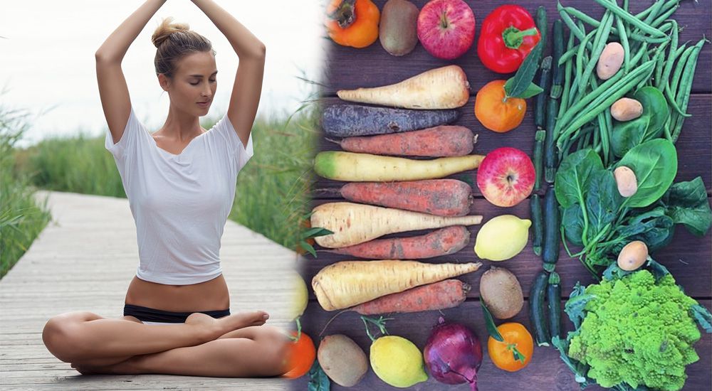 Julie en train de faire un exercice complexe de yoga