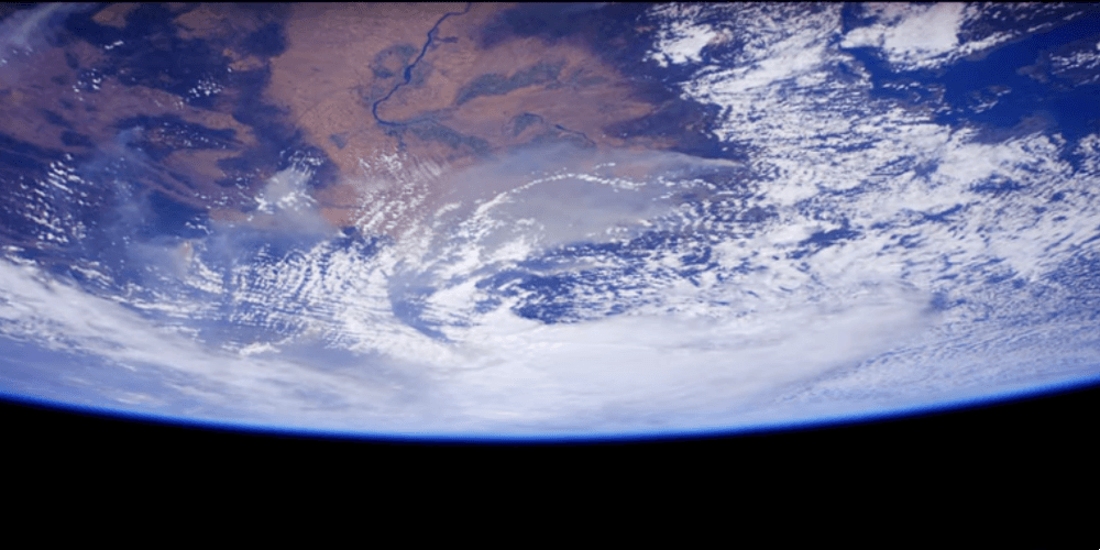 la Terre vu de l'espace