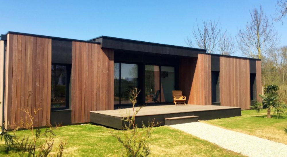 Une maison Pop-Up House brune