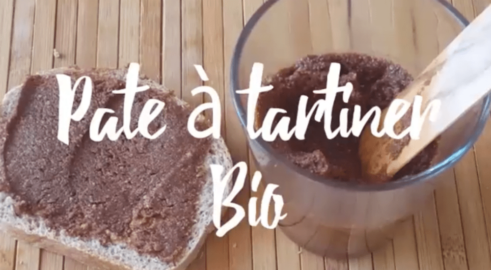 recette de la pâte à tartine au gout chocolat-noisette