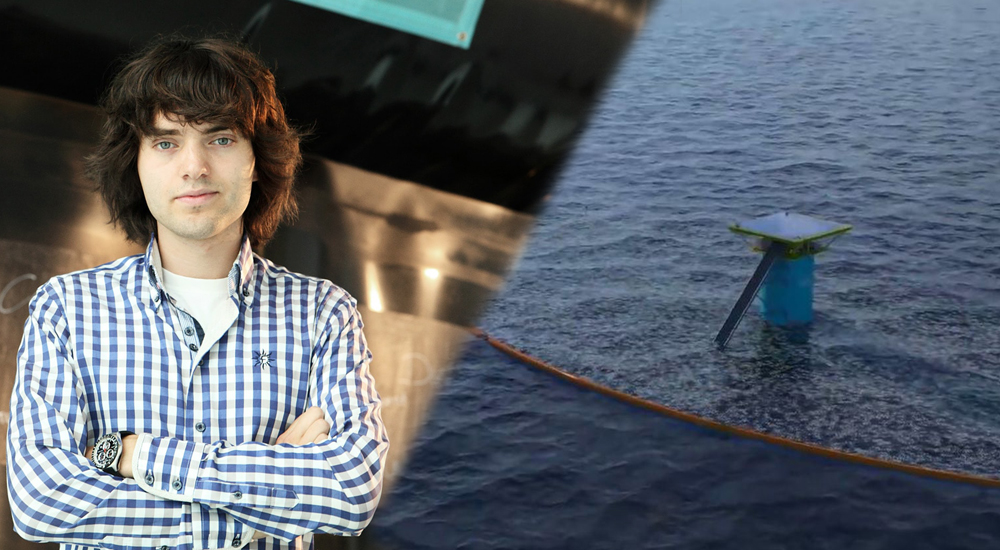 Un étudiant néerlandais fabrique un prototype pour nettoyer les océans du plastique