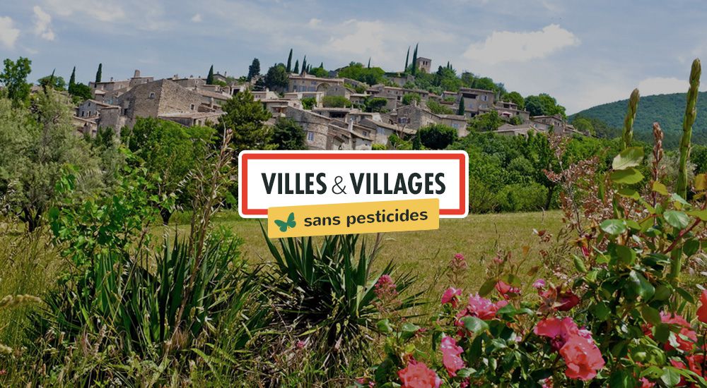 Vue d'ensemble d'un village du sud de la France