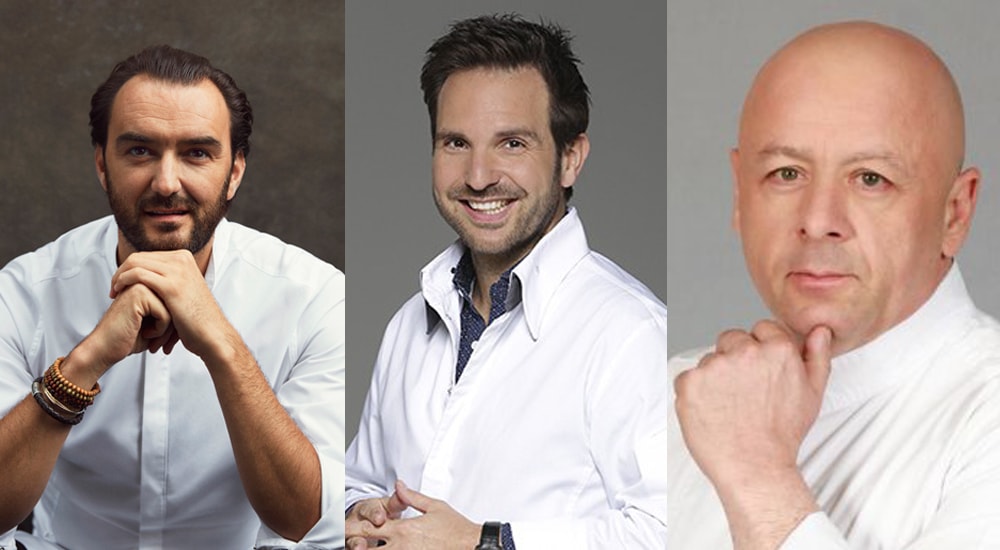 Cyril Lignac,Christophe Michalak, Thierry Marx 