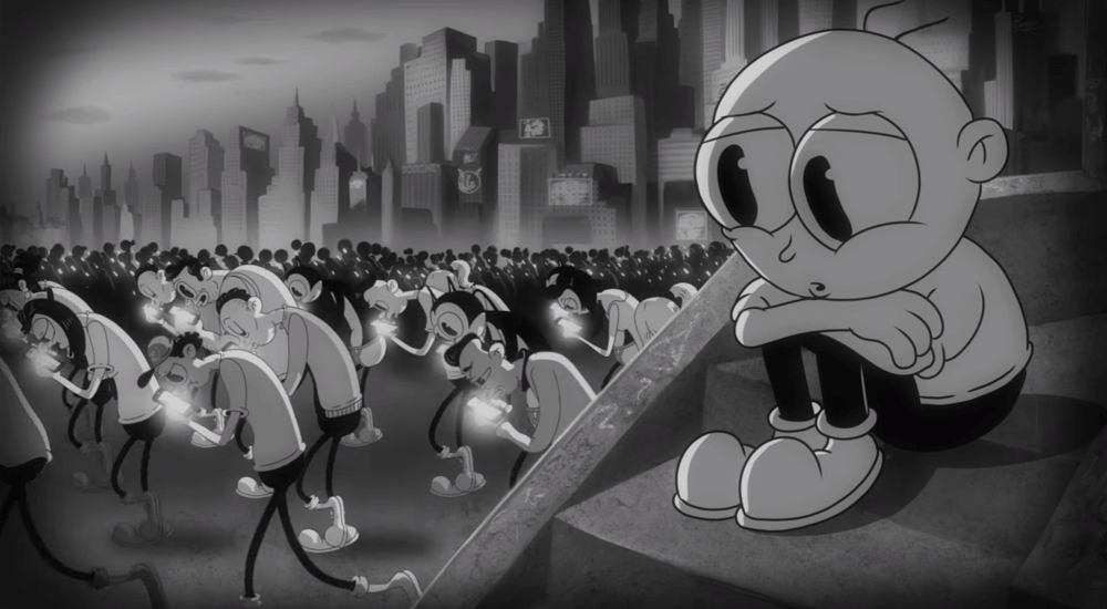 clip de Moby sur la société de consommation et l'addiction aux smartphones
