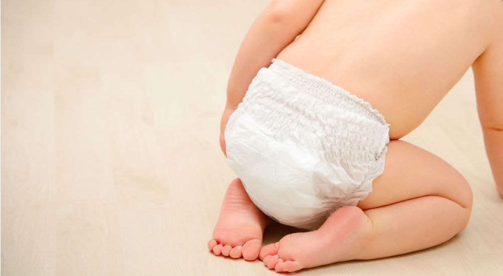 des couches pour bébé
