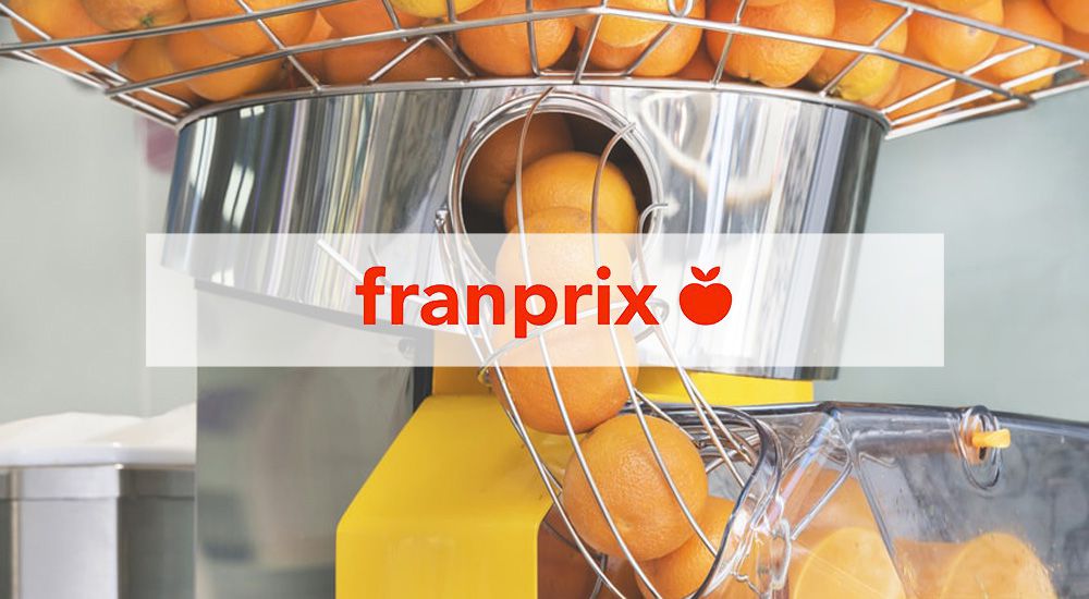 Franprix on X: Découvrez la machine à jus d'orange, pamplemousse ou  grenade au Franprix du bd Gouvion Saint Cyr à Paris 😊   / X
