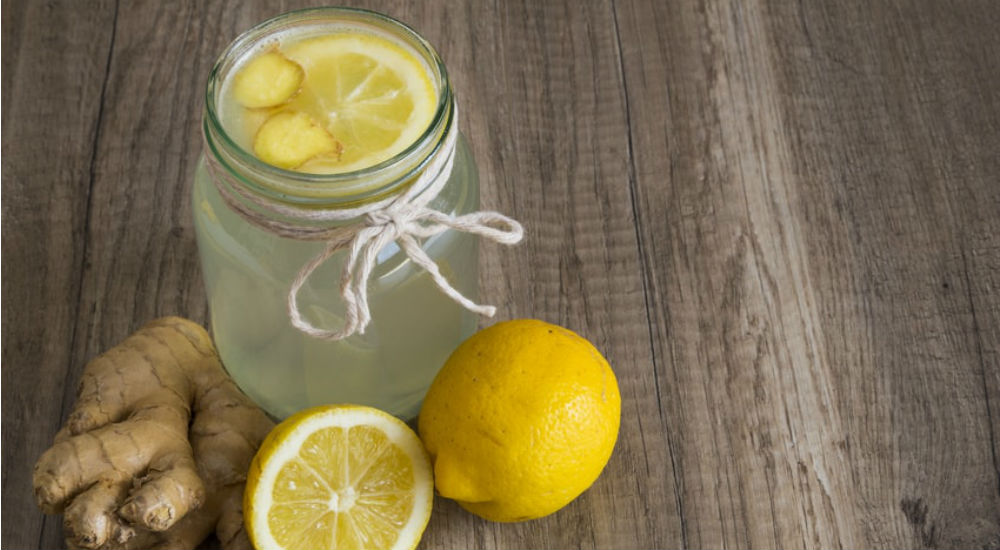 jus de gingembre, citron et pommes pour lutter contre la grippe 