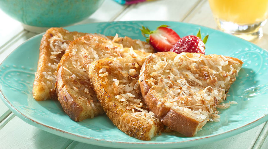 Le coconut toast pour des petits-déjeuners sains et gourmands