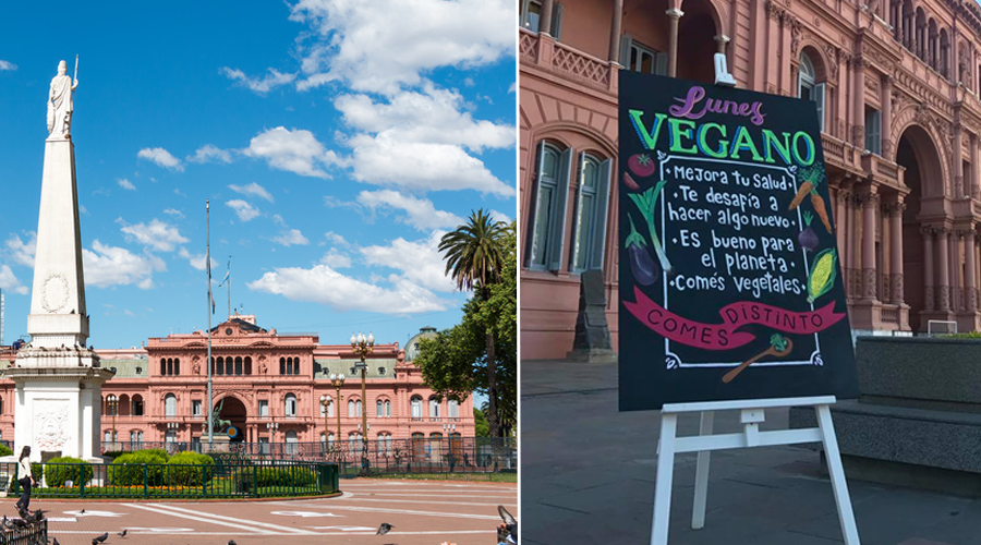 En Argentine, le palais présidentiel instaure des repas véganes chaque lundi