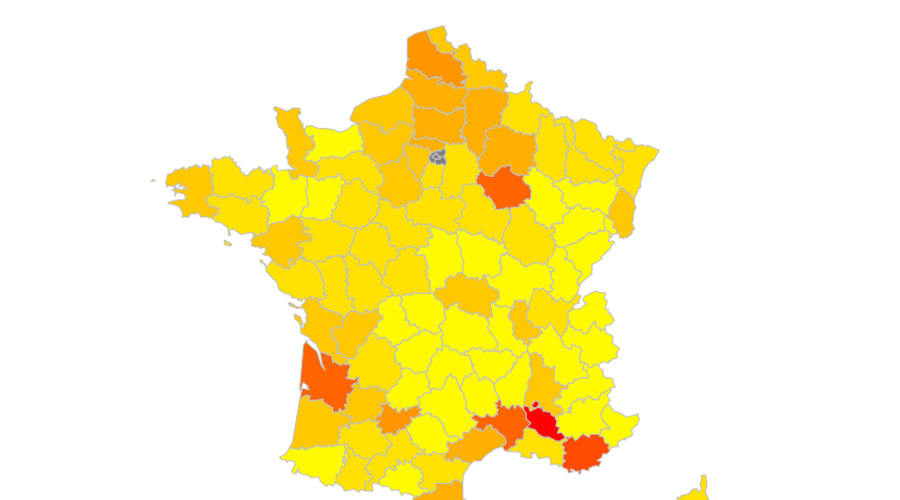 départements pesticides et glyphosate