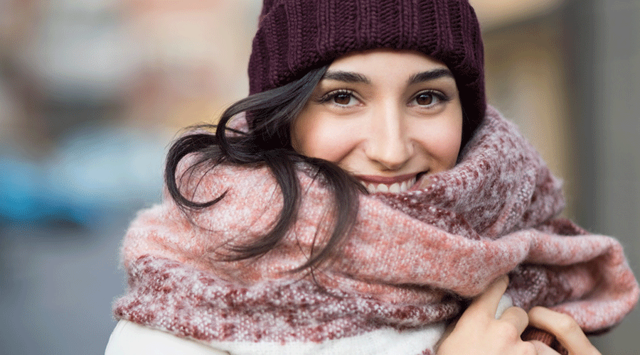 Femme souriante