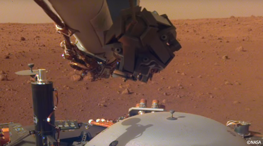 Pour la première fois de l’Histoire, un robot enregistre le bruit du vent sur Mars !
