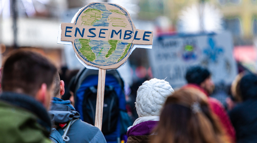 manifestation pour le climat à Paris