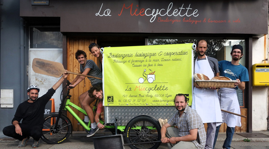 La Miecyclette, une boulangerie bio qui livre son pain à vélo