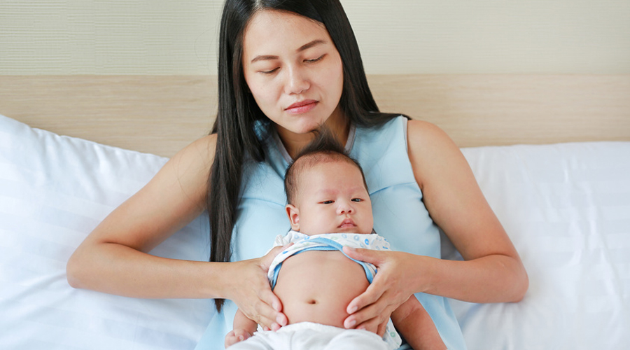 Bébé a des coliques