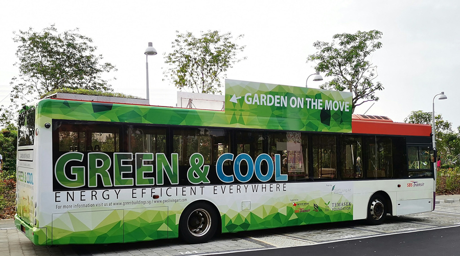 Photos : pour rafraîchir les passagers, ces bus sont dotés de toits végétalisés