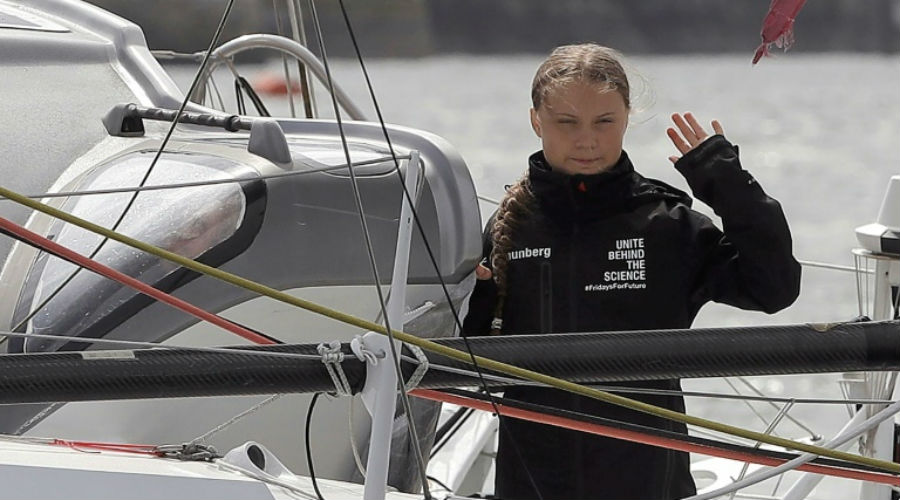 Après une traversée de deux semaines, Greta prévoit d’arriver à New York