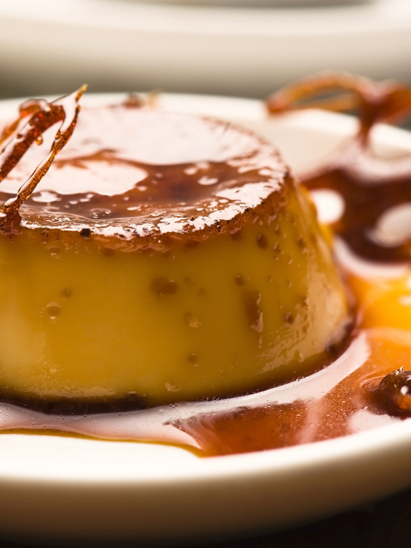 Flan au lait d'amande