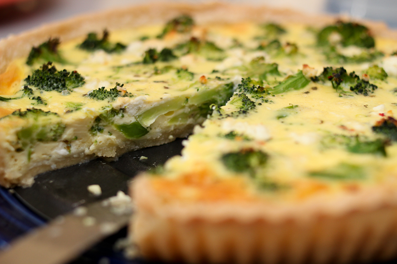 Quiche aux brocolis