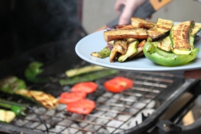 Légumes grillés au lait de coco