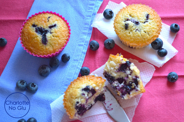 MUFFINS AUX MYRTILLES (SANS GLUTEN ET SANS LAIT) 