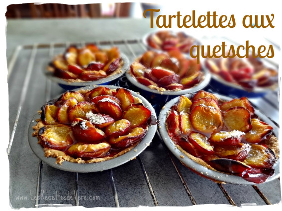 Tartelettes aux quetsches (sans gluten et sans caséine)