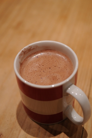 Chocolat chaud à la noisette