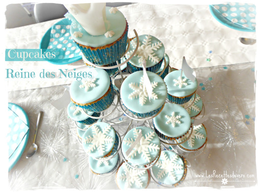 Cupcakes Reine des neiges