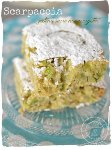 Scarpaccia, gâteau sucré aux courgettes 