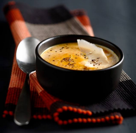 Soupe de courge au parmesan