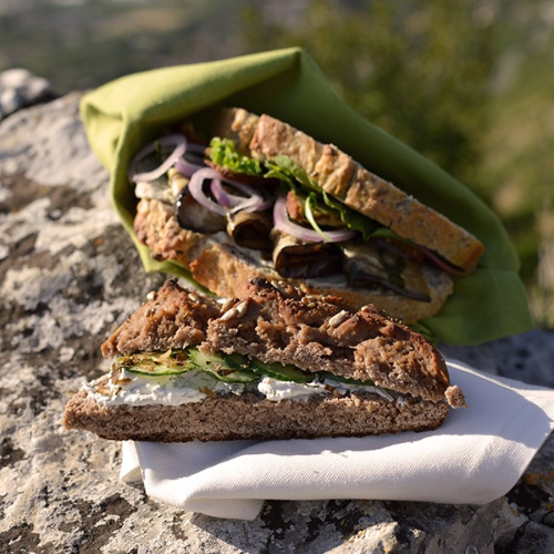 Sandwich à la châtaigne et quinoa