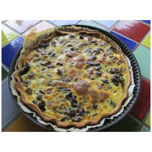 Quiche aux aubergines