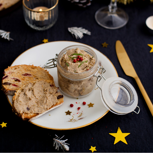 Pâté végétal aux champignons et tofu fumé