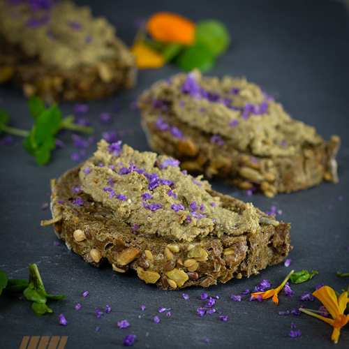 Terrine vegan aux marrons tofu et champignons