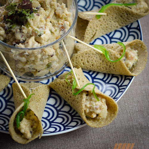 Galettes sarrasin aux rillettes marines 100% véganes