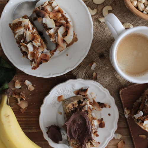 banana bread pepites chocolat noix de cajou